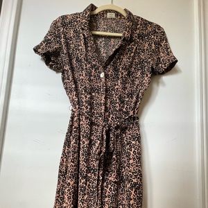 Wilfred maxi dress in leopard